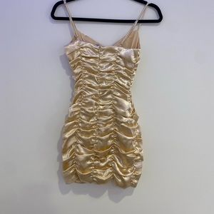 Lucy in the sky ruched mini dress